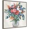 Eucalyptus Bouquet by Asia Jensen 22-in. W x 22-in. H. Canvas Wall Art Print Framed in Grey